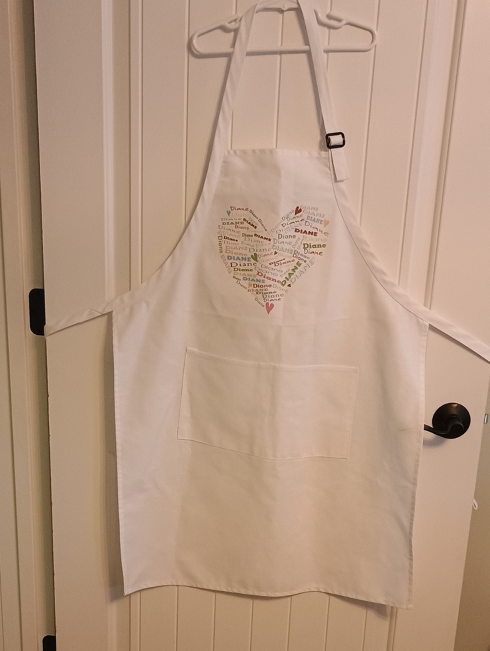 Calling All "Diane's" Personalized Apron With The Name "Diane" In Heart Shape